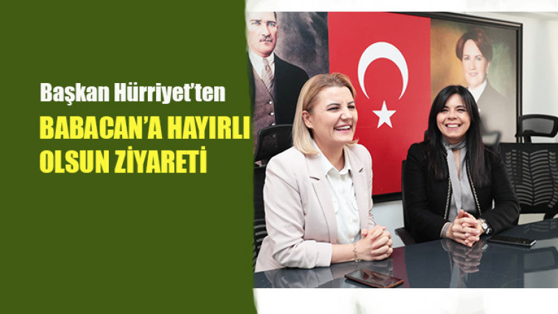 Başkan H&uuml;rriyet&rsquo;ten Babacan&rsquo;a hayırlı olsun ziyareti