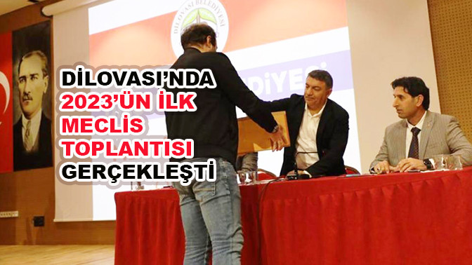 Dilovası’nda 2023’ün ilk Meclis Toplantısı gerçekleşti