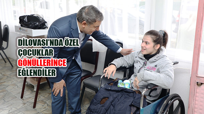 Dilovası’nda özel çocuklar gönüllerince eğlendiler 
