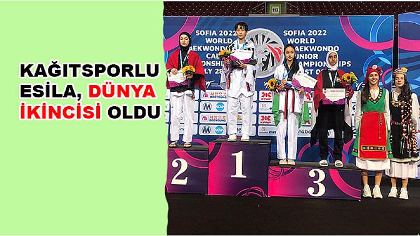 Kağıtsporlu Esila, dünya ikincisi oldu