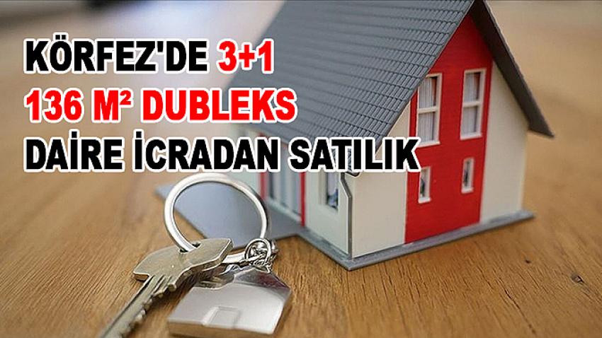 Körfez'de 3+1 136 m² dubleks daire icradan satılık