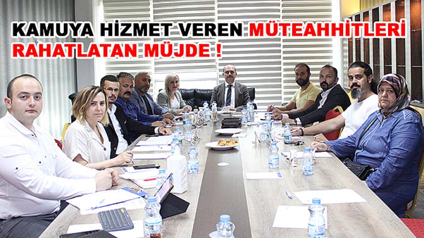 Kamuya Hizmet Veren Müteahhitleri Rahatlatan Müjde !