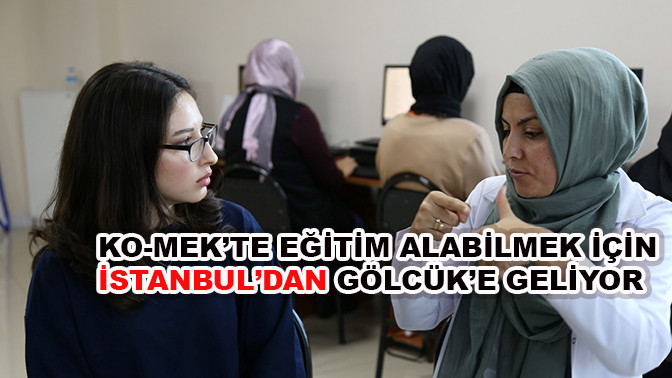 KO-MEK’te eğitim alabilmek için İstanbul’dan Gölcük’e geliyor