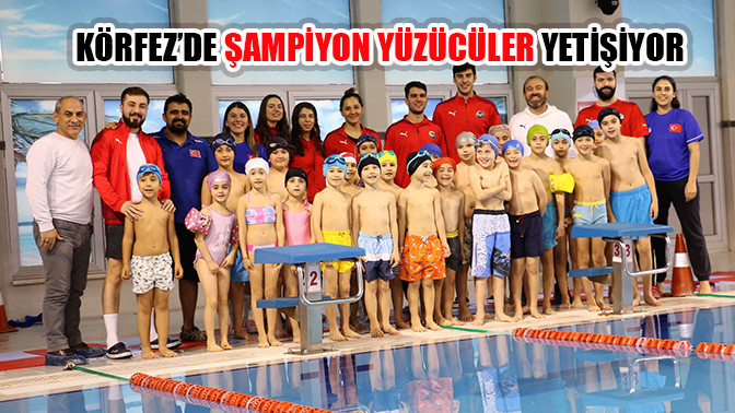 Körfez’de şampiyon yüzücüler yetişiyor 