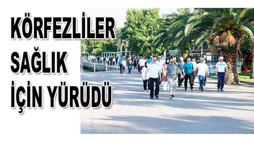 Körfezliler sağlık için yürüdü