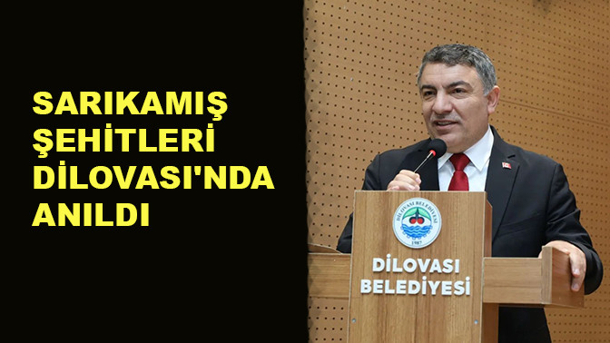 Sarıkamış Şehitleri Dilovası'nda anıldı