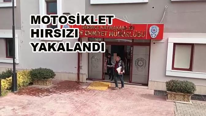 Şüpheli hırsız göz altına alındı