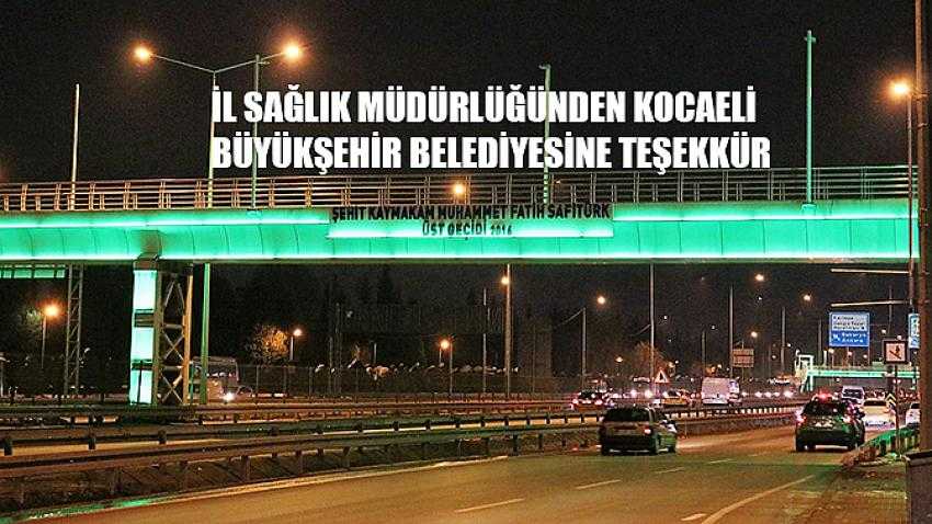 İl Sağlık Müdürlüğünden Kocaeli Büyükşehir Belediyesine Teşekkür