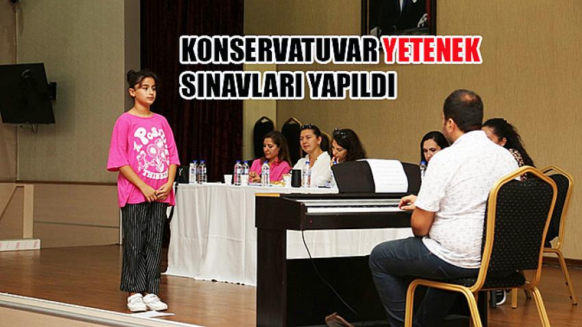 Konservatuvar yetenek sınavları yapıldı